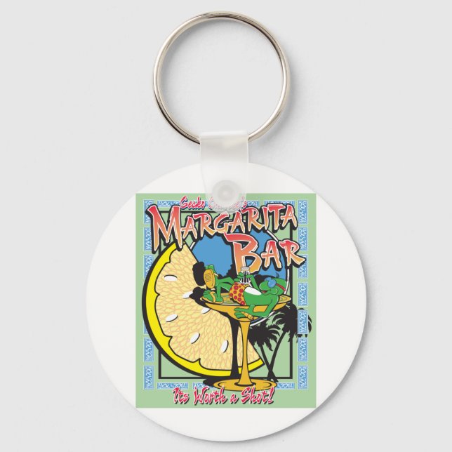 Porte-clés Gecko-margarita-LIMEDESIGN (Recto)