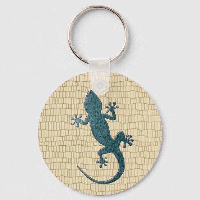 Porte-clés Gecko vert sur Reptile (Recto)