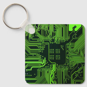 Porte-clés Geek de la carte de circuit électronique Nerd PCB