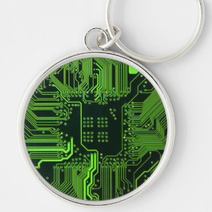 Porte-clés Geek de la carte de circuit électronique Nerd PCB