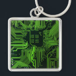 Porte-clés Geek de la carte de circuit électronique Nerd PCB<br><div class="desc">PCB Circuit Board cadeaux pour les geeks ou cadeaux pour les nerds. En voici un pour l'Ordinateur Nerd ou Geek en chacun de nous. Geek Sortez votre Nerd avec cette carte circuit électronique PCB. Il s'agit d'une image de fond d'une carte de circuit imprimé ou d'une carte de circuit électronique....</div>