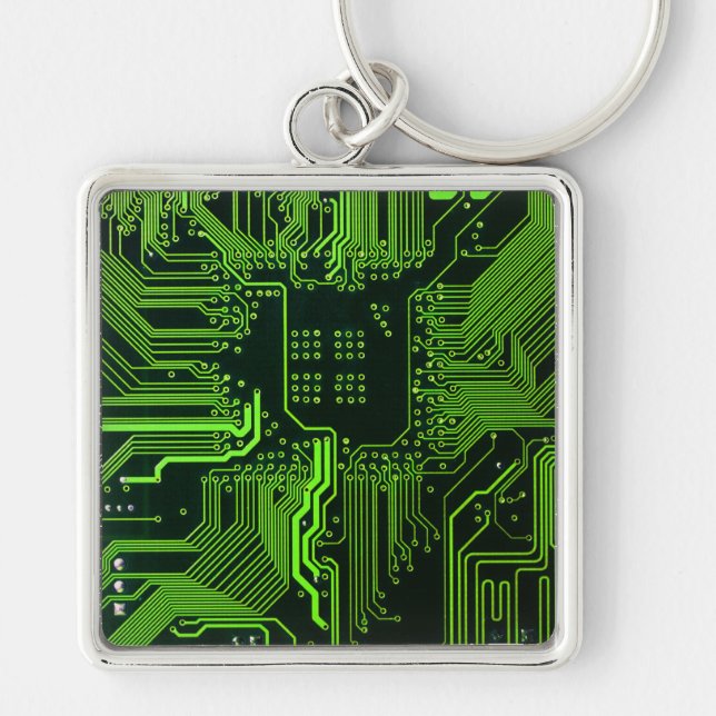 Porte-clés Geek de la carte de circuit électronique Nerd PCB  (Devant)