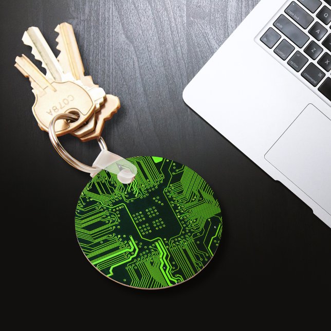 Porte-clés Geek de la carte de circuit électronique Nerd PCB  (Créateur téléchargé)