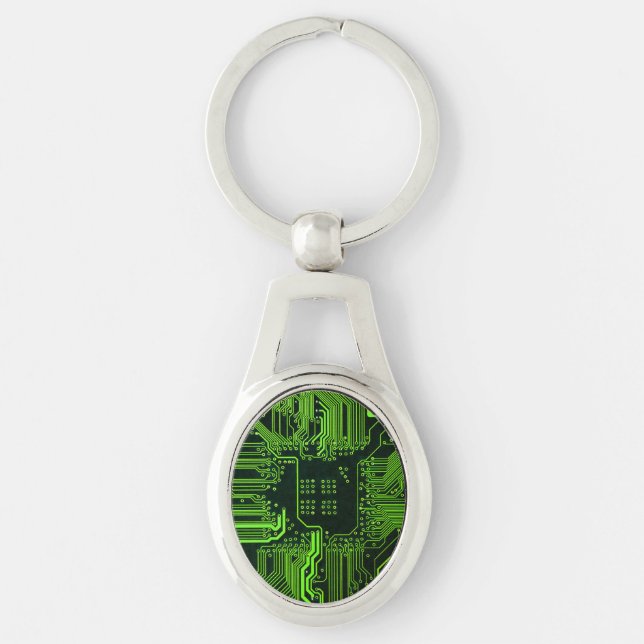 Porte-clés Geek de la carte de circuit électronique Nerd PCB  (Devant)