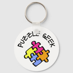 Porte-clés Geek de puzzle