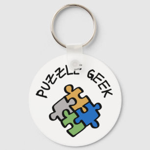 Porte-clés Geek de puzzle