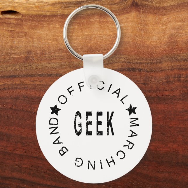 Porte-clés Geek officiel de la bande Marching (Recto)