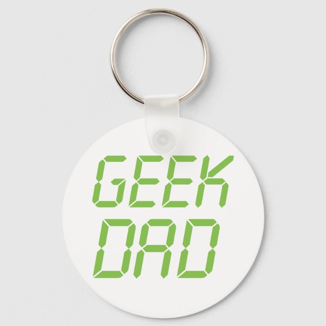 Porte-clés Geek papa (Recto)