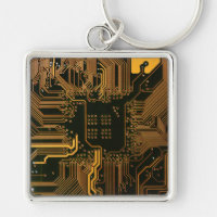 Geek Sortie carte circuit électronique orange PCB 