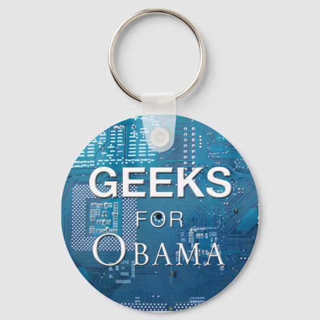 Porte-clés Geeks pour le Porte - clé d'Obama (Recto)