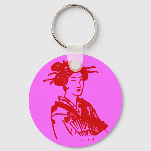 Porte-clés Geisha (Recto)