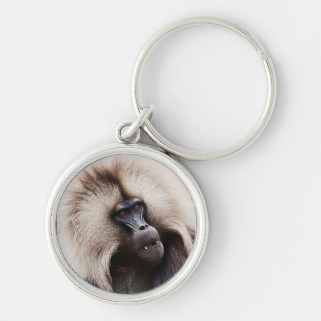 Porte-clés Gelada Baboon, Éthiopie (Devant)