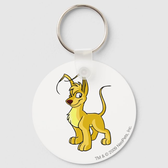 Porte-clés Gelert jaune (Recto)