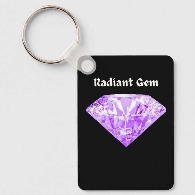 Porte-clés Gem rayonnant (Recto)