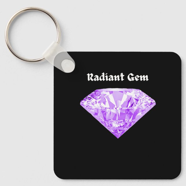Porte-clés Gem rayonnant (Recto)