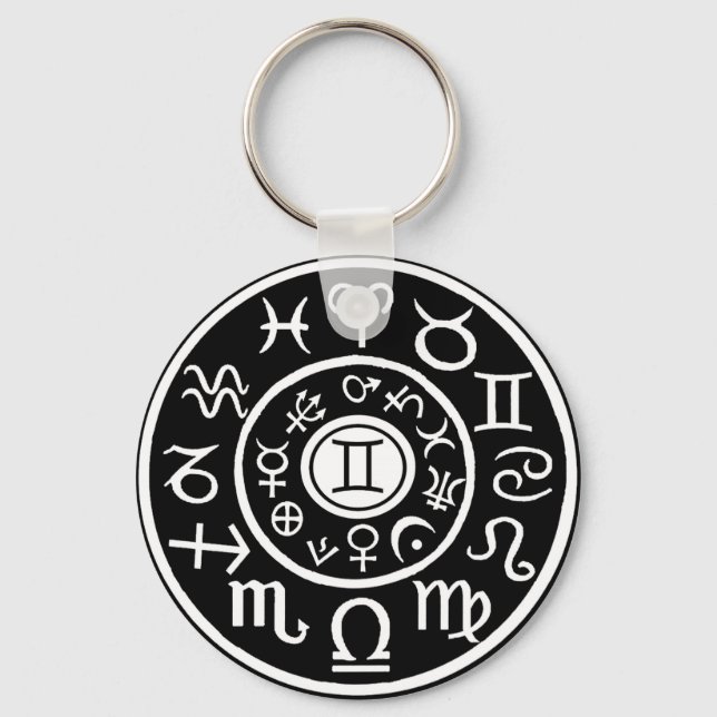Porte-clés Gémeaux Zodiaque (Recto)