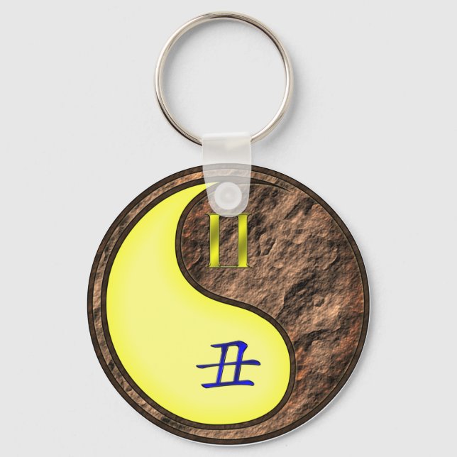 Porte-clés Gemini & Earth Ox (Recto)