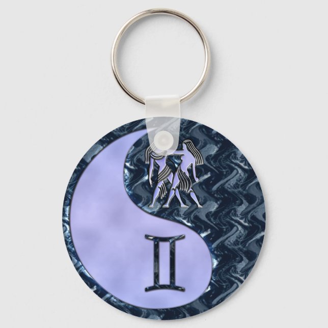 Porte-clés Gemini Yin Yang (Recto)