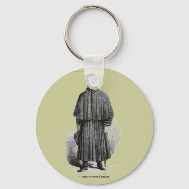 Porte-clés Général Stonewall Jackson (Recto)