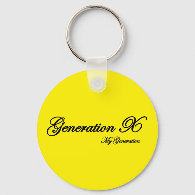 PORTE-CLÉS GÉNÉRATION X PORTE - CLÉ (Recto)