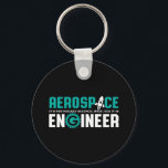 Porte-clés Génie aérospatial amusant C'est la science des fus<br><div class="desc">ingénierie aérospatiale. Ce n'est pas sorcier. Attendez, oui. Marchandises amusantes pour les ingénieurs geeks et nerd qui aiment l'humour, citations pleines d'esprit et blagues. Conception cool à porter sur votre travail et montrer votre passion dans l'aéronautique, les engins spatiaux et la science des fusées. Grand cadeau pour papa, père, mère,...</div>
