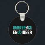 Porte-clés Génie aérospatial amusant C'est la science des fus<br><div class="desc">ingénierie aérospatiale. Ce n'est pas sorcier. Attendez, oui. Marchandises amusantes pour les ingénieurs geeks et nerd qui aiment l'humour, citations pleines d'esprit et blagues. Conception cool à porter sur votre travail et montrer votre passion dans l'aéronautique, les engins spatiaux et la science des fusées. Grand cadeau pour papa, père, mère,...</div>