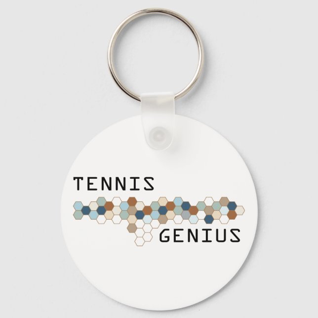 Porte-clés Génie du tennis (Recto)
