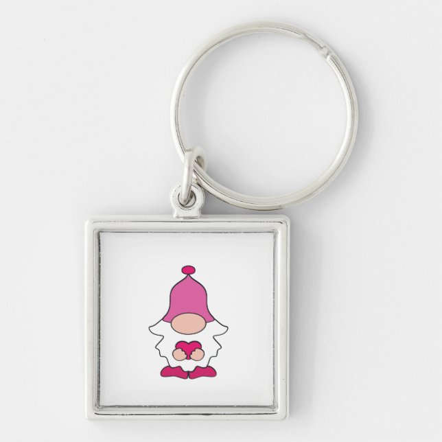 PORTE-CLÉS GENONE ROSE DE CARTOON CUITE (Devant)