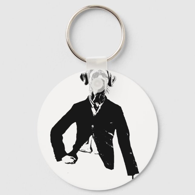 Porte-clés Gentle Great Dane (Recto)