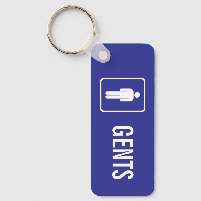 Porte-clés gentlemen Toilet Keychain (Recto)