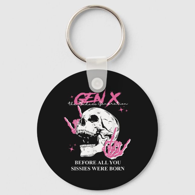 Porte-clés Genx La Mauvaise Génération Avant Que Vous Ne Soye (Recto)
