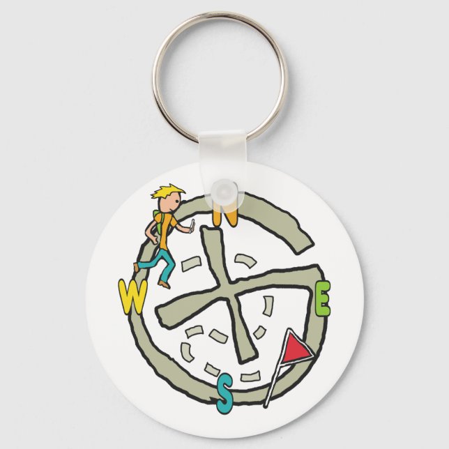 Porte-clés Géocaching (Recto)