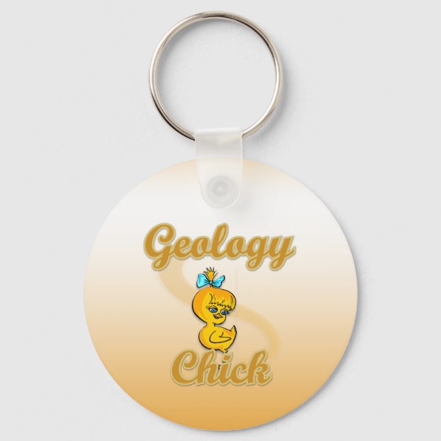 Porte-clés Géologie Chick (Recto)