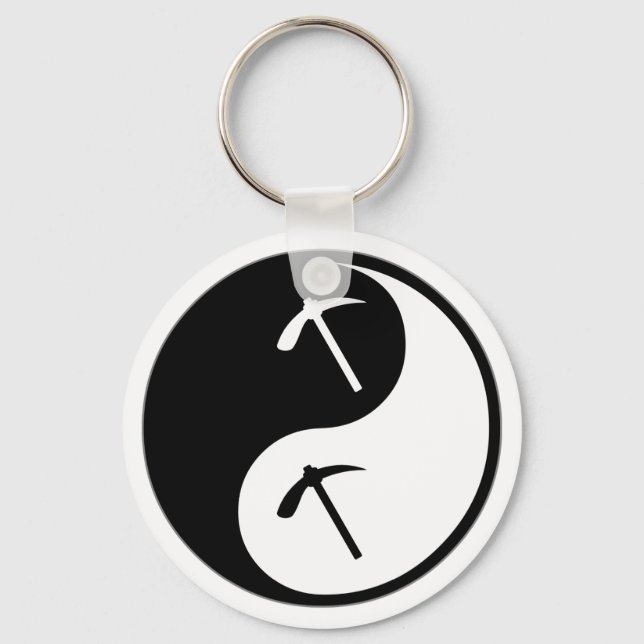 Porte-clés Géologie Yin Yang (Recto)