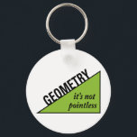 Porte-clés Géométrie sans pointe<br><div class="desc">Géométrie - ce n'est pas inutile. Super drôle idée cadeau mathématique pour votre geek de mathématiques,  mathématicien,  professeur de mathématiques,  ou tuteur de maths favori.</div>
