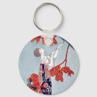 Porte-clés George Barbier "L'Oiseau Volage" 1914