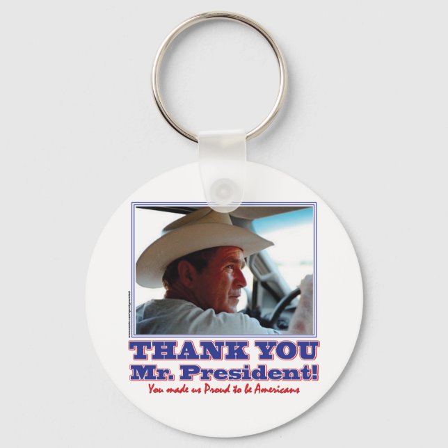 Porte-clés George Bush/Thank you! (Recto)
