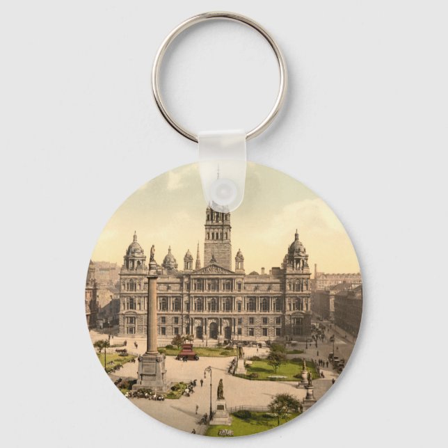 Porte-clés George Carré, Glasgow, Écosse (Recto)