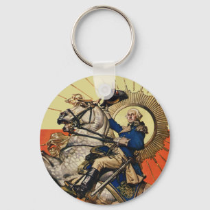 Porte-clés George Washington à cheval