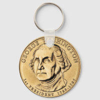 George Washington Président $1 Coin Porte - clé