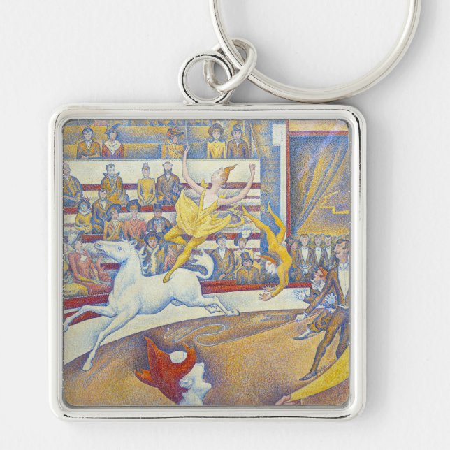 Porte-clés Georges Seurat - Le Cirque (Devant)