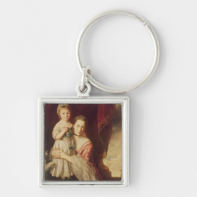 Porte-clés Georgiana, comtesse Spencer avec Lady (Devant)