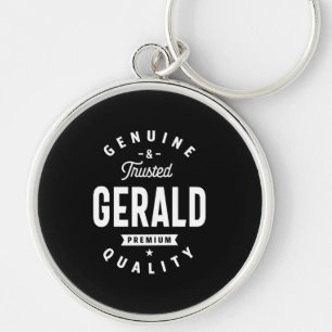 Porte-clés Gerald Nom personnalisé Anniversaire