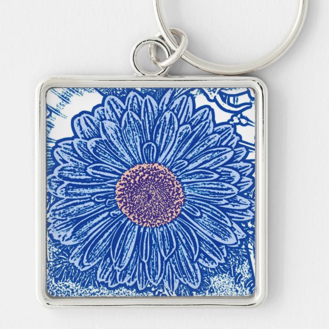 Porte-clés Gerbera Daisy Block (Devant)