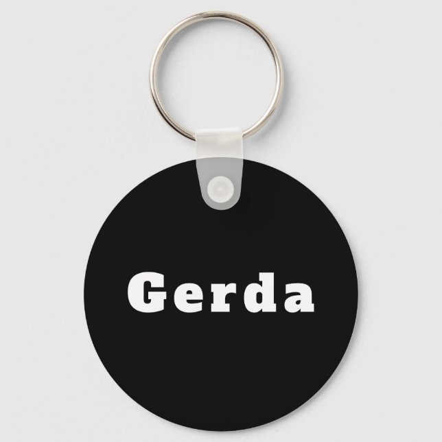 Porte-clés Gerda (homonymie) (Recto)