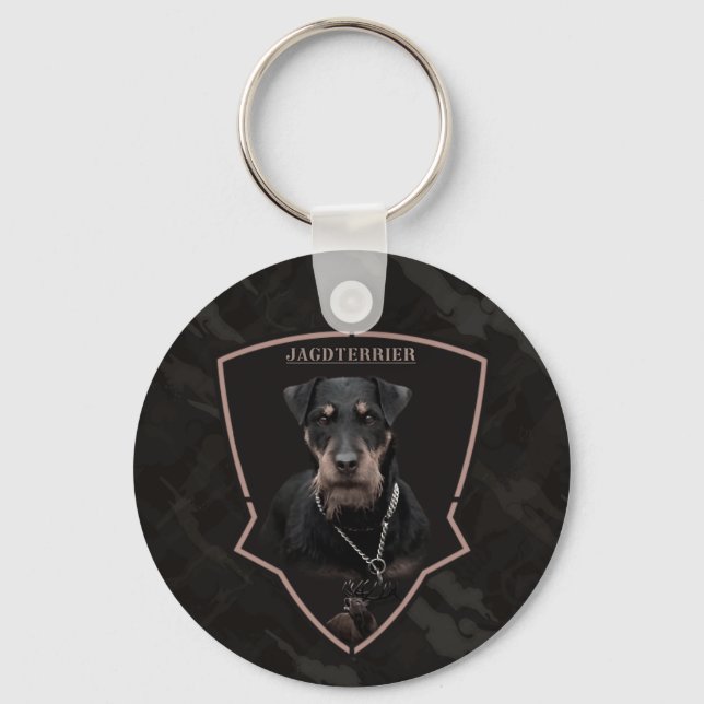 Porte-clés German Hunting Terrier (Jagdterrier)  T-Shirt Truc (Recto)