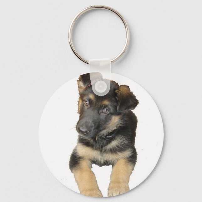 Porte-clés German Shepherd Puppy Keychain (Recto)