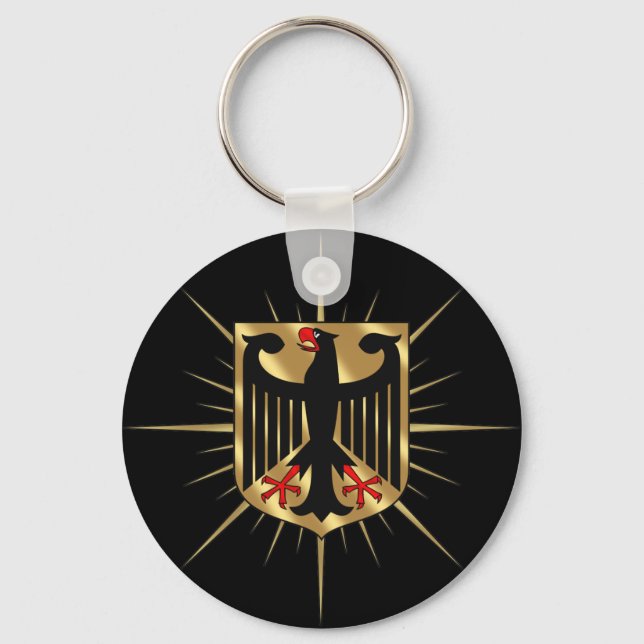 Porte-clés Germany Eagle badge Germany Soccer Gifts (Recto)