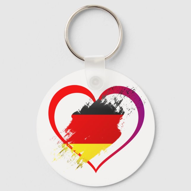 Porte-clés Germany heart (Recto)
