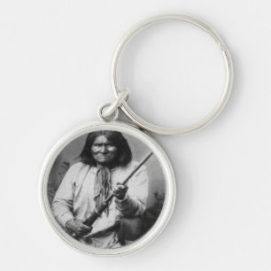 Porte-clés 'Geronimo avec l'arme à feu chez le Ready